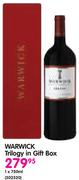 Warwick Trilogy In Gift Box-750ml