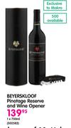 Beyerskloof Pinotage Reserve And Wine Opener-750ml
