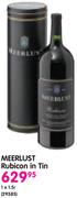 Meerlust Rubicon In Tin-1.5Ltr