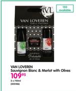 Van Loveren Sauvignon Blanc & Merlot With Olives-2x750ml