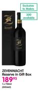 Zevenwacht Reserve In Gift Box-750ml