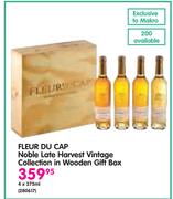 Fleur Du Cap Noble Late Harvest Vintage Collection In Wooden Gift Box-4x375ml