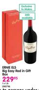 Ernie Els Big Easy Red In Gift Box-1.5Ltr