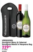 Vergelegen Sauvignon Blanc & Cabernet Sauvignon/Merlot In Neoprene Bag-2x750ml