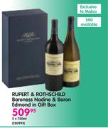 Rupert & Rothschild Baroness Nadine & Baron Edmond In Gift Box-2x750ml