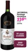 Jacobsdal Pinotage Vinoteque-1.5Ltr