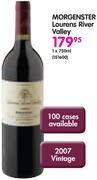 Morgenster Lourens River Valley-750ml