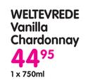 Weltevrede Vanilla Chardonnay-750ml
