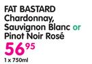 Fat Bastard Chardonnay Sauvignon Blanc Or Pinot Noir Rose-750ml
