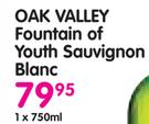 Oak Valley Fountain Of Youth Sauvignon Blanc-750ml
