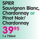 Spier Sauvignon Blanc, Chardonnay Or Pinot Noir/Chardonnay-750ml
