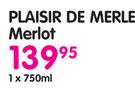 Plaisir De Merle Merlot-750ml