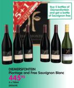 Diemersfontein Piontage And Free Sauvignon Blanc-5x750ml