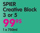 Spier Creative Block 3 Or 5-750ml