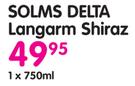 Solms Delta Langarm Shiraz-750ml