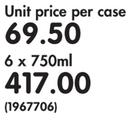Zandvliet Shiraz-6x750ml