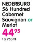 Nederburg 56 Hundred Cabernet Sauvignon Or Merlot-750ml