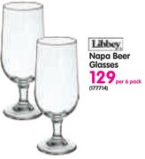 Libbey Napa Beer Glasses-Per 6 Pack
