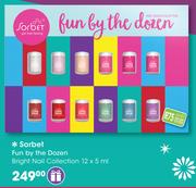 Sorbet Fun By The Dozen Bright Nail Collection-12x5ml