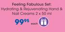 Sorbet Feeling Beautiful Set Of Hydrating & Rejuvenating Hand & Nail Creams-2x50ml