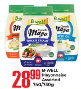 B-Well Mayonnaise Assorted-740g/750g