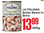 La Italiana Butter Beans In Brine-400g
