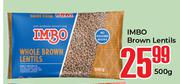 Imbo Brown Lentils-500g