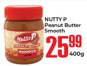 Nutty P Peanut Butter Smooth-400g