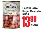 La Italiana Sugar Beans In Brine-400g