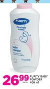Purity Baby Powder-400ml Each