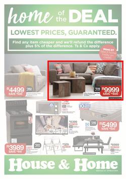 House & Home : Lowest Prices, Guaranteed (13 Mar - 25 Mar 2018), page 1