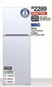 KIC 170Ltr White Top Freezer Fridge KTF518/1WH