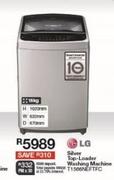 LG 15Kg Silver Top Loader Washing Machine T1566NEFTFC
