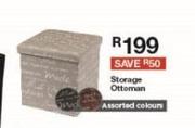 Storage Ottoman Assorted Colours