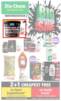 Dis-Chem : Big Health Save (17 Jan - 9 Feb 2020), page 1