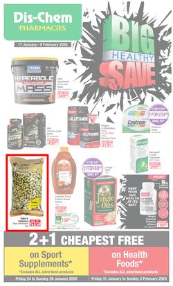 Dis-Chem : Big Health Save (17 Jan - 9 Feb 2020), page 1