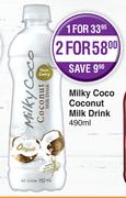 Milky Coco Coconut Milk Drink-2 x 490ml