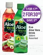 Eve Aloe Vera Drink Assorted-500ml