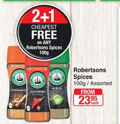 Robertsons Spices Assorted-100g Each