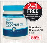 Lifestyle Food Odourless Coconut Oil-1Ltr