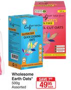 Wholesome Earth Oats Assorted-500g Each