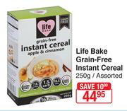 Life Bake Grain Free Instant Cereal Assorted-250g