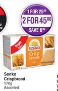 Sonko Crispbread Assorted-2 x 170g