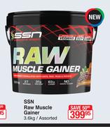 SSN Raw Muscle Gainer Assorted-3.6Kg