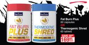 Herbex Fat Burn Plus 60 Capsules Or Thermogenic Shred 60 Tablets-Each