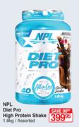 NPL Diet Pro High Protein Shake Assorted-1.8Kg