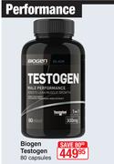 Biogen Testogen 80 Capsules
