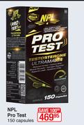 NPL Pro Test 150 Capsules