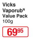 Vicks Vapo Rub Value Pack-100g