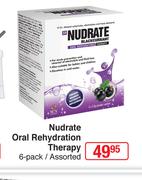 Nudrate Oral Rehydration Therapy 6 Pack Assorted